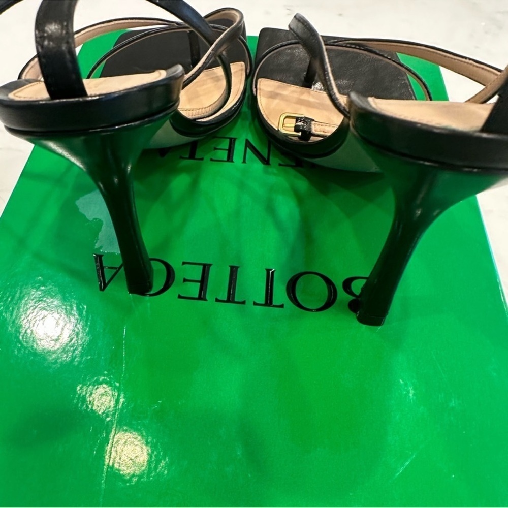 Bottega Veneta black stretch sandal 8.5 women - Picture 11 of 14
